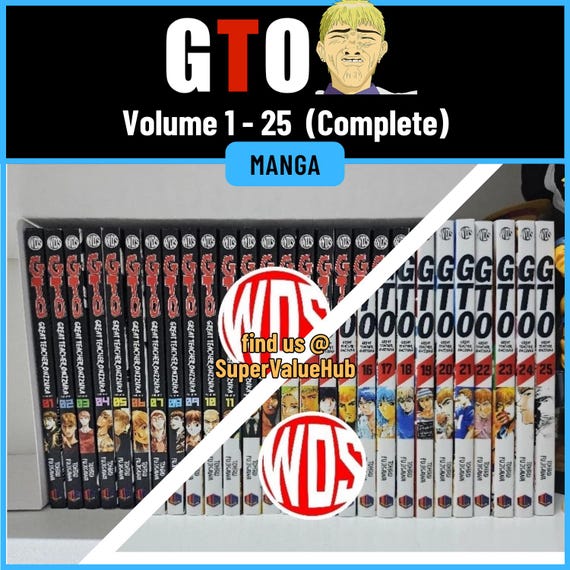 GTO Great Teacher Onizuka (vol. 1-25) Manga Complete Set English