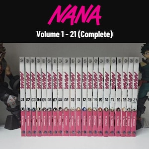 NANA (Vol. 1-21) Manga Complete Set English Version Comic Book Series