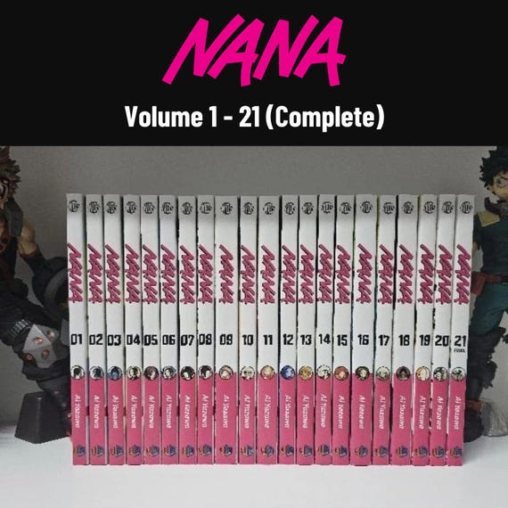 NANA (vol. 1-21) Manga Complete Set English Version Comic Book