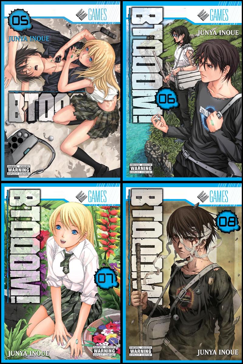 Btooom (vol. 1-26 Dark + Light) Manga Complete Set Full English