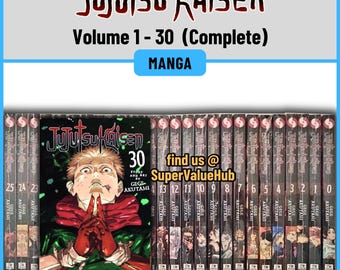 Jujutsu Kaisen (Vol. 0-30 Complete) Manga Set English JJK Sorcery Comic Series