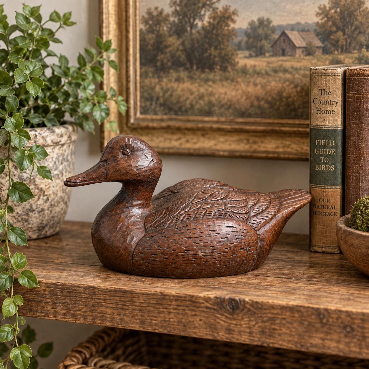 RED MIll MFG ハンドクラフト　USA フクロウ　レトロ　87年 Duck Red Mill Mfg - Etsy