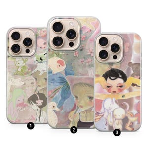 Aya Takano print Phone Case for iPhone 16e, 15, 14, 13, 12, 11, Google Pixel 9 Pro, 8, 7A, Samsung S25 edge, S24 FE, A71, A36
