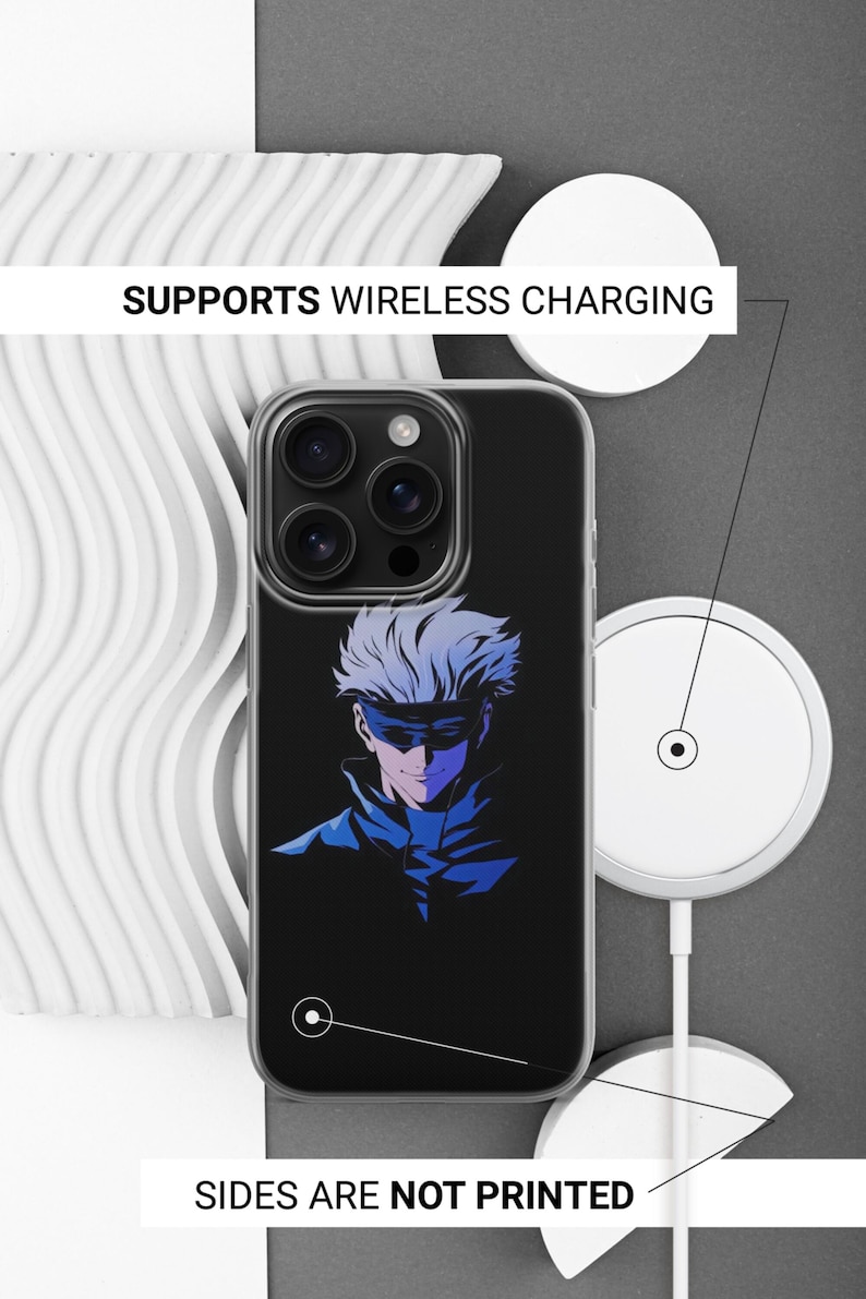 Satoru Gojo Jujutsu Kaisen Phone Case: UV Print TPU Gel - Etsy