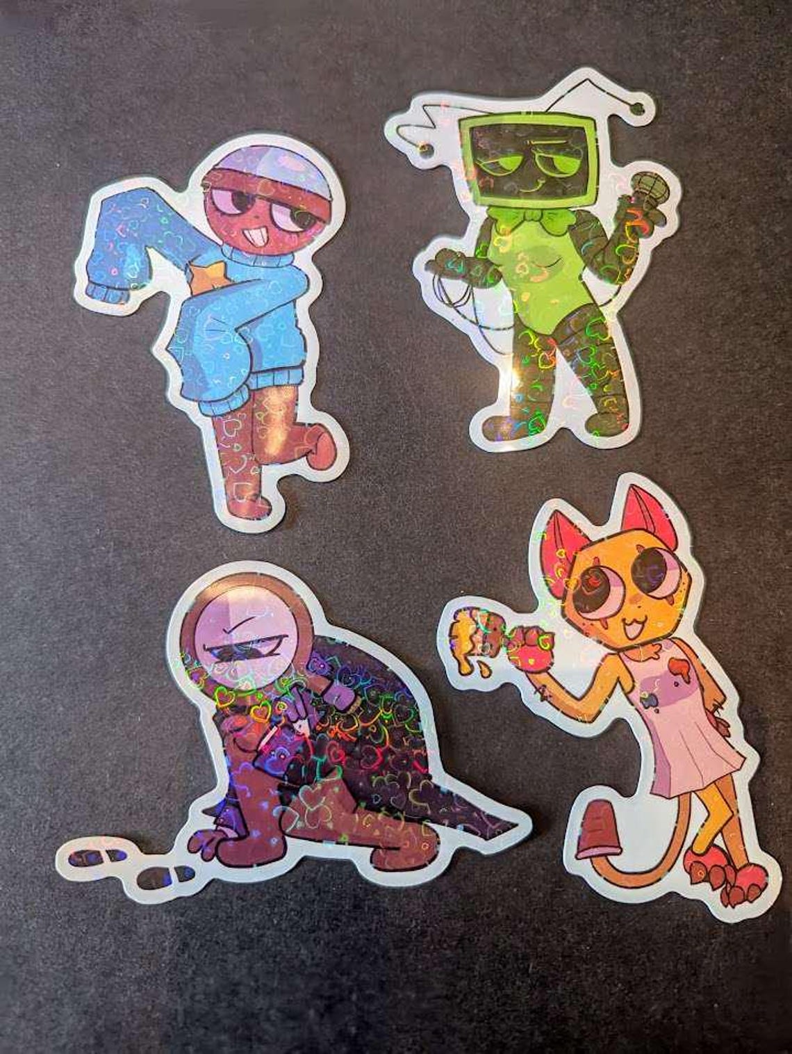 Dandys World 3 Inch Holographic Stickers ! - Etsy