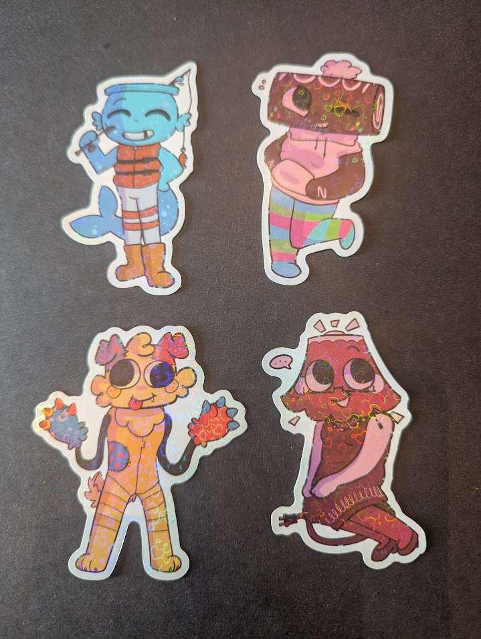 Dandys World 3 Inch Holographic Stickers ! - Etsy