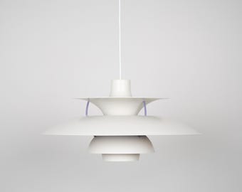 Danish vintage pendant lamp PH 5 by Poul Henningsen, Louis Poulsen, 1958
