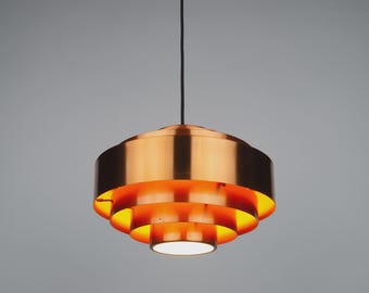 Vintage Danish Pendant Lamp Ultra by Jo Hammerborg for Fog & Mørup, 1963