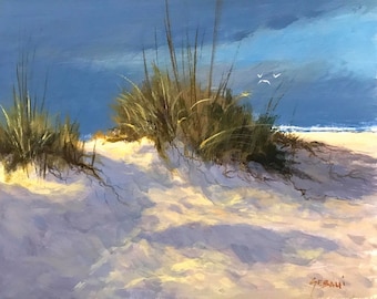 Florida Seascape Sunset Dunes art print