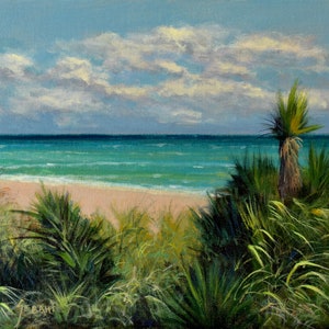 Florida Beach Seascape Art Print