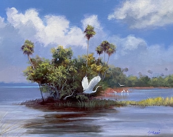 Florida Wlidlife in Backcountry Art Print.