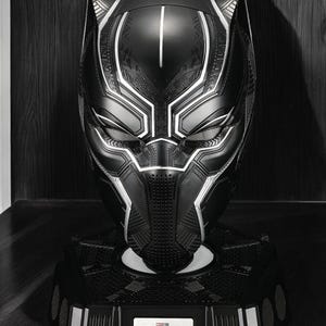 Killerbody Black Panther Helmet Black Panther mask killmonger helmet Black Panther movie replica Bluetooth Speaker Handcrafted