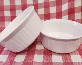 CorningWare French White Round Casserole F-5-B 1.5 liter No Lid