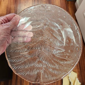 Mikasa Noel Hostess 8.5&quot; Crystal Frosted  Christmas Plate