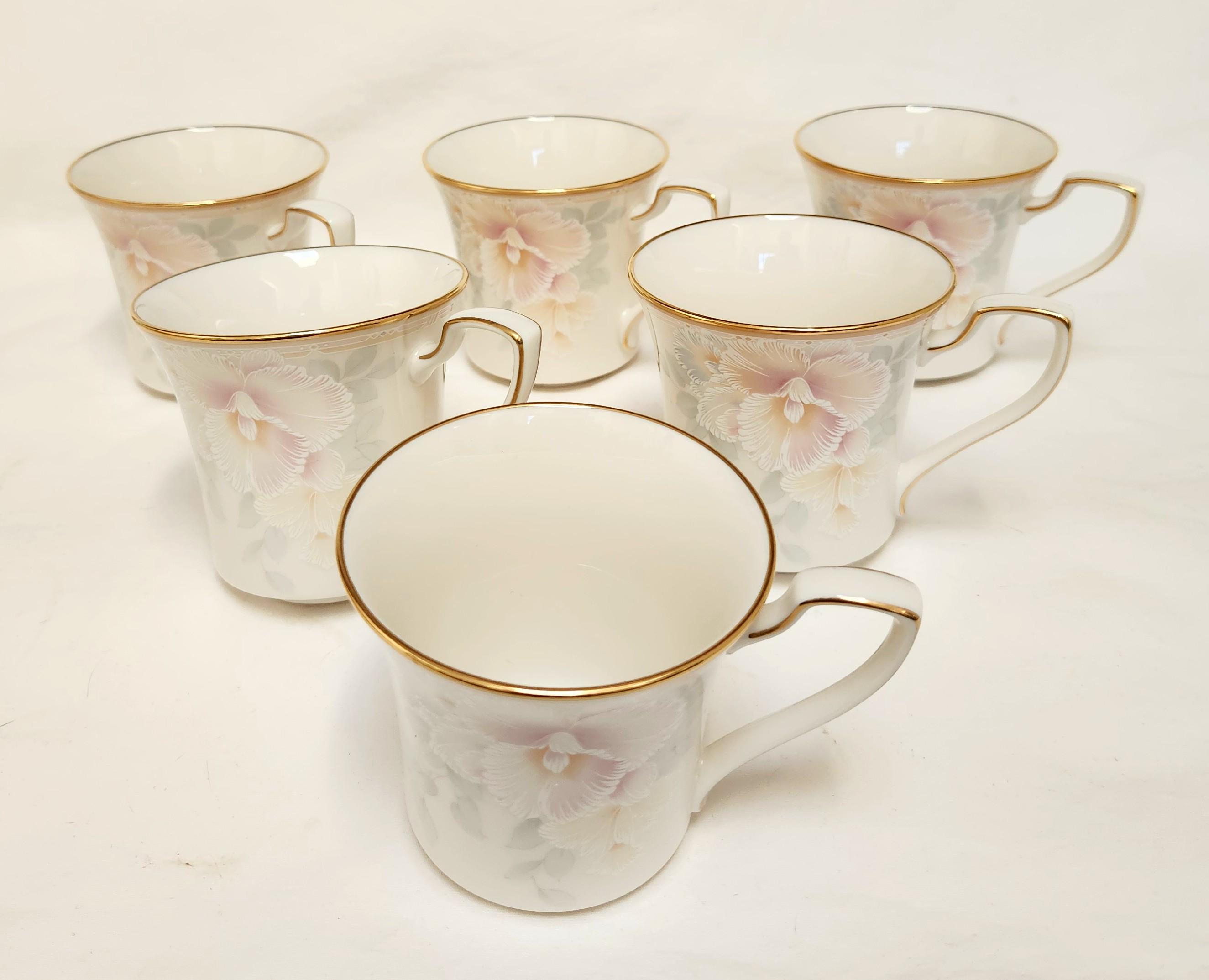 Noritake Coffee Cups Sweet Surprise, Set of 6 - Etsy