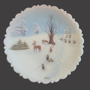 Fenton Winter Scene - Etsy