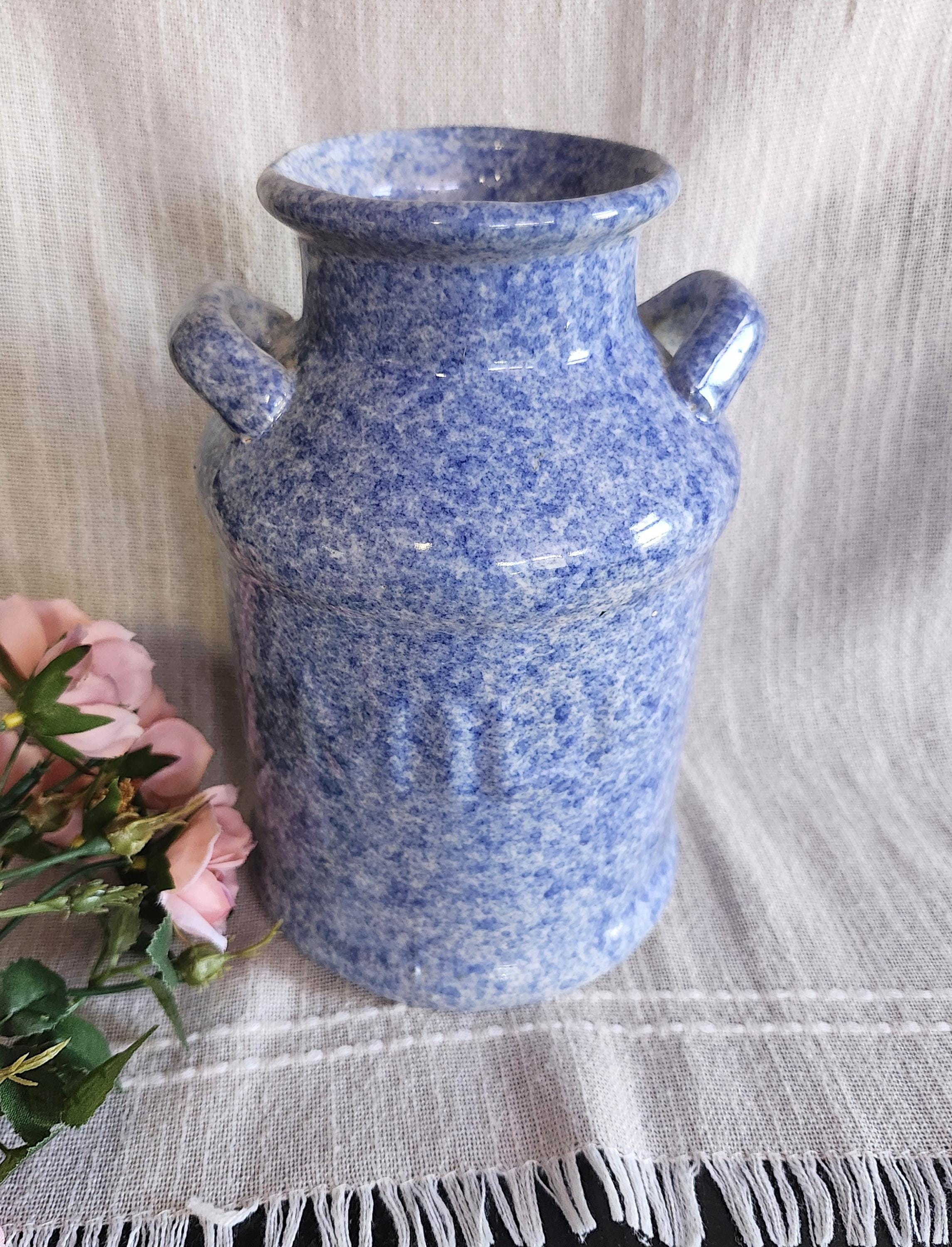 Blue Milk Jug Antique - Etsy
