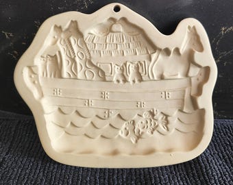 Noah's Ark Cookie Mold Brown Bag Cookie Art 1996 Hill Design