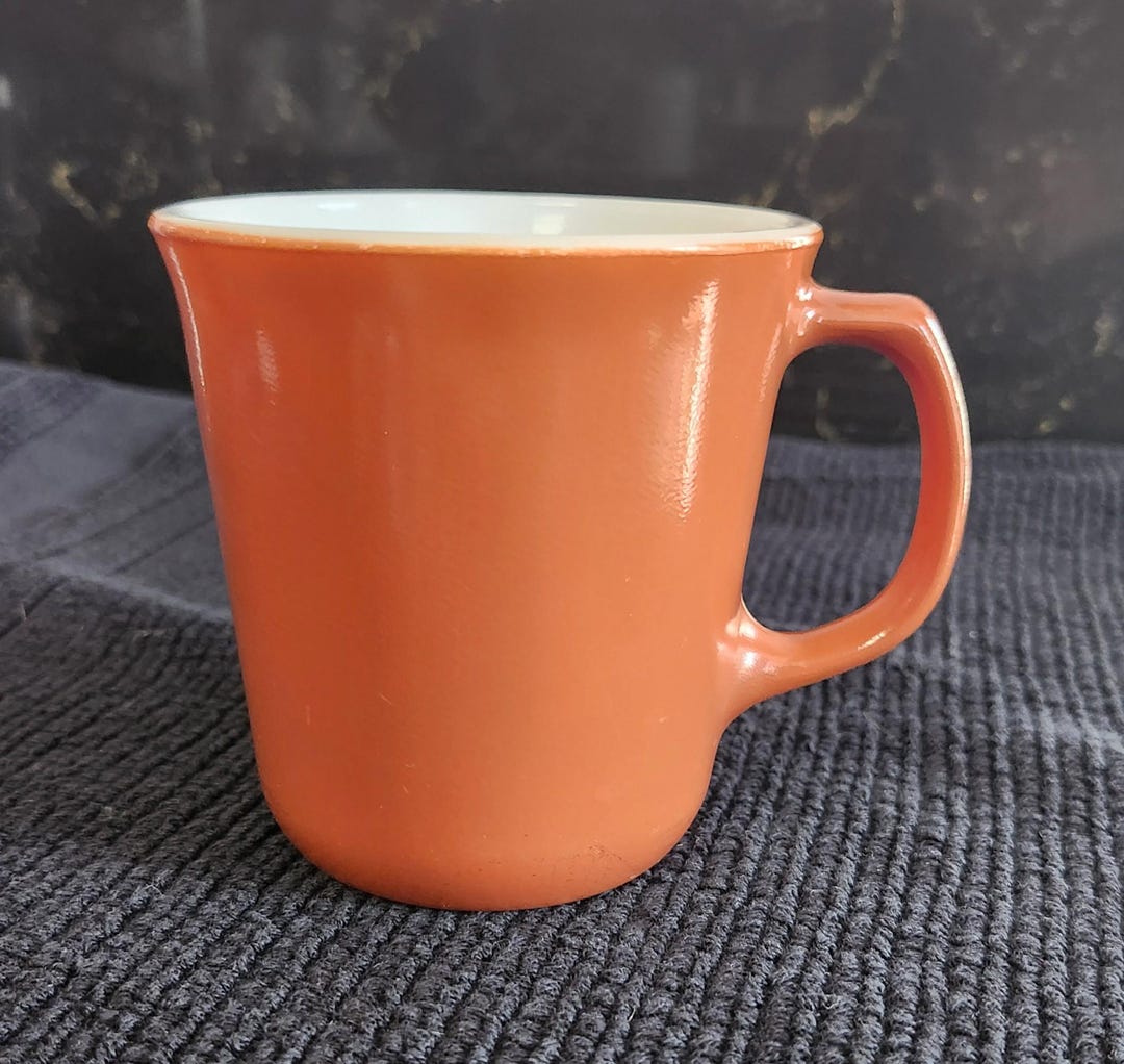 Vintage Corning Ware Burnt Orange Coffee Mug 1970s - Etsy