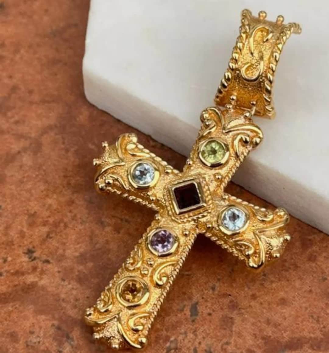 pendentif-croix-byzantine-trusque-sur-lev-e-en-argent-sterl-etsy