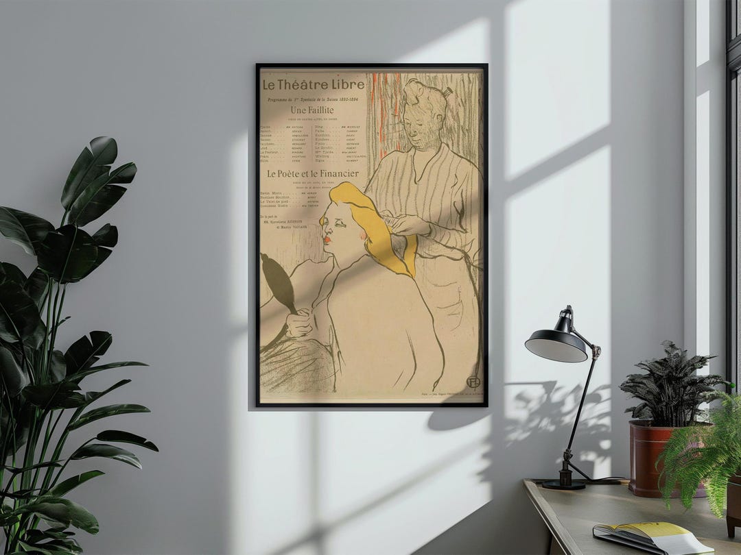 Au Théâtre - Nils Jean - Framed art Print main image 1