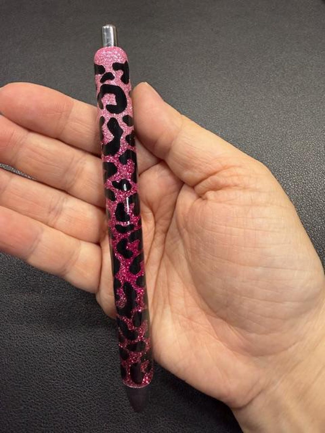 Leopard Print Black Ink Gel Pen: Refillable - Etsy