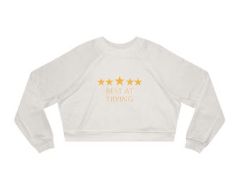 FIVE STARS Women's Cropped Fleece Pullover