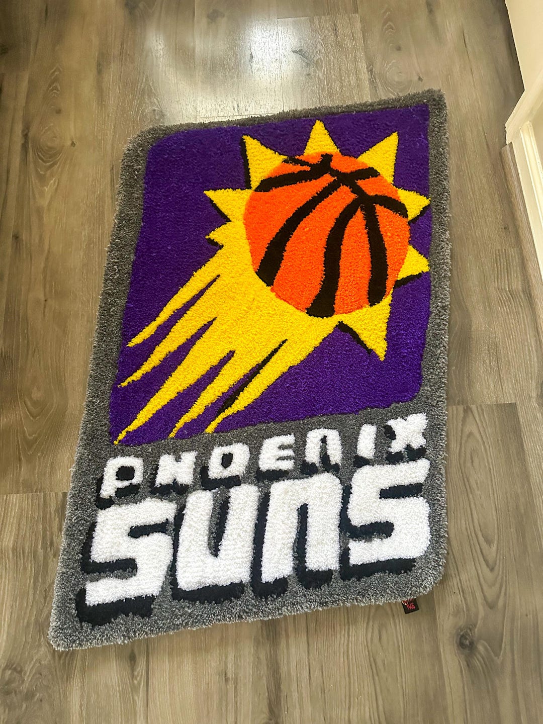 Phoenix Suns Hand Tufted Rug – NBA Fan Decor – Sports Room Area Rug ...