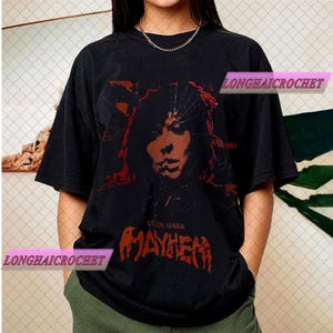 Lady Gaga Mayhem Shirt, Mayhem Tour Merch Shirt, Lady Gaga Vintage Gaga Tees, Fan Gift for Little Monsters, Pop Star Graphic Concert Shirt
