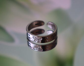 Butterfly Bow Sterling Ring