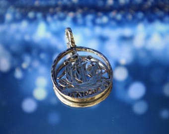 Spanish Treasure Galleon: Atocha Silver Ship Pendant