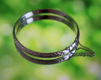 Diamond Cut Sterling Silver Bracelet