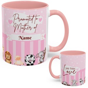 Personalized Mug for Mom of Girl, Custom Name Mug, Christian Gift, Faith Coffee Cup, Gift for Mother, Mother&#39;s Day, Mom Mug, Custom Cup