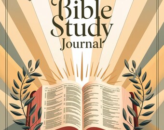 Bible Study Journal PDF | Christian Digital Planner for Goodnotes and iPad | Prayer & Scripture Journal | Printable Faith Journal
