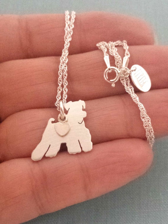 Miniature Schnauzer Dog Necklace 