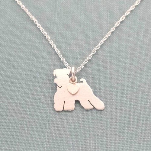 Miniature Schnauzer Dog Necklace 