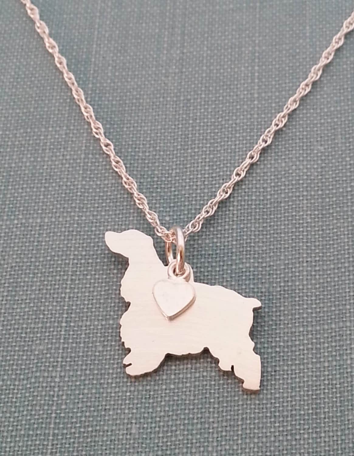 spaniel necklace