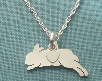 Collana Coniglietto Coniglietto, Ciondolo Personalizza Argento Sterling, Fascino Sagoma Nana Netherland, Rifugio Di Salvataggio