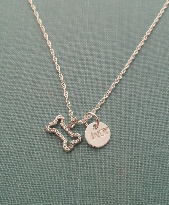 Cream necklace bone