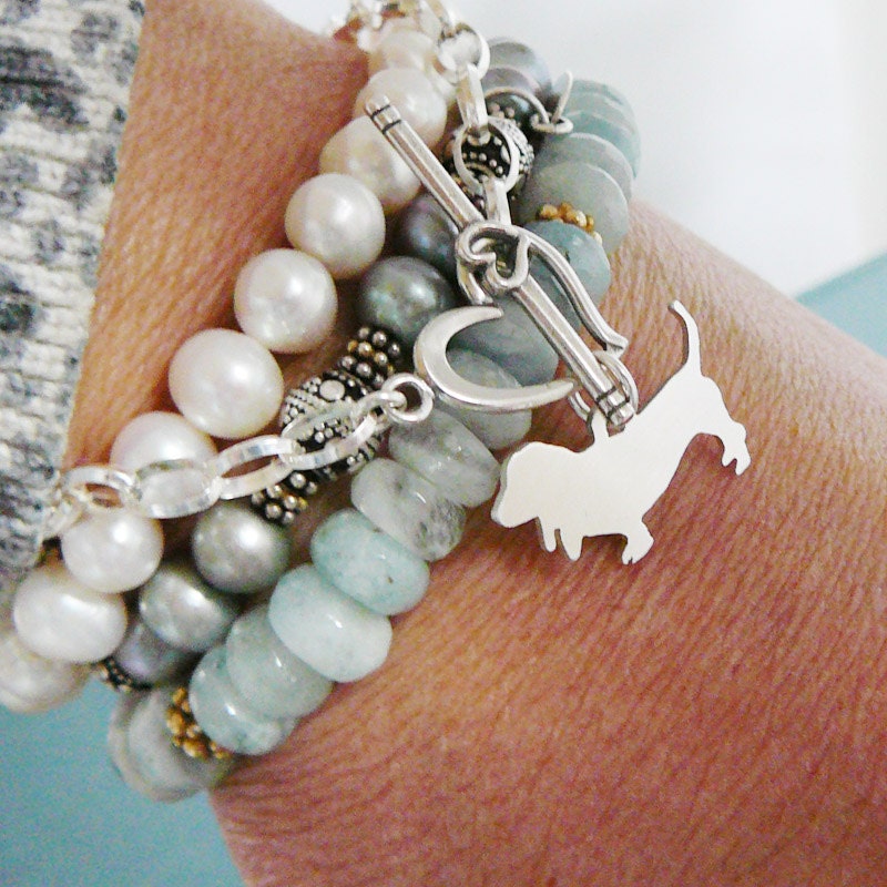 Collana Con Ciondolo Basset Hound In Argento – Gioiello Per Amanti Dei Cani (Regalo Perfetto)