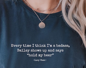 Lucy Chen The Rookie LAPD quotes, Tim Bradford, Chenford, Bailey The Rookie, Hold my Beer