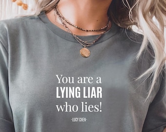 The Rookie Merch, Lucy Chen, Tim Bradford, TV Show Quotes, Chenford, gift. for her, funny shirts