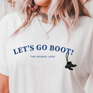 Chenford Shirt, The Rookie, Valentines, Unisex, LA Police Department Oversized Shirt Vintage Aesthetic, Boot, Tim Bradford, Lucy Chen