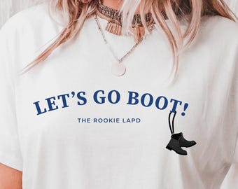 Chenford Shirt, The Rookie, Valentines, Unisex, LA Police Department Oversized Shirt Vintage Aesthetic, Boot, Tim Bradford, Lucy Chen