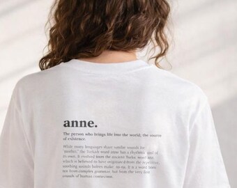 Minimalist Turkish Mother Tee - Mom Definition Shirt - Meaningful Mother's Day Gift - Cool Mom Club T-shirt - Aesthetic Mom Outfit