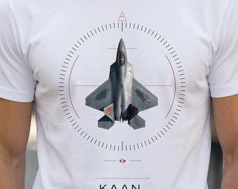 Stealth Fighter Jet T-Shirt, Airforce Shirt, Turkish Airforce, Kaan, f16
