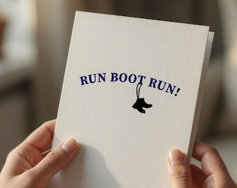 Happy Birthday Boot Printable Card, The Rookie Cards, Birthday Card, The Rookie Fanart, Lucy Chen Birthday Card, Lucy Chen, Tim Bradford