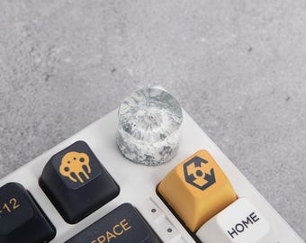 Snow Mountain Resin Keyboard Knob | Artisan Keycap