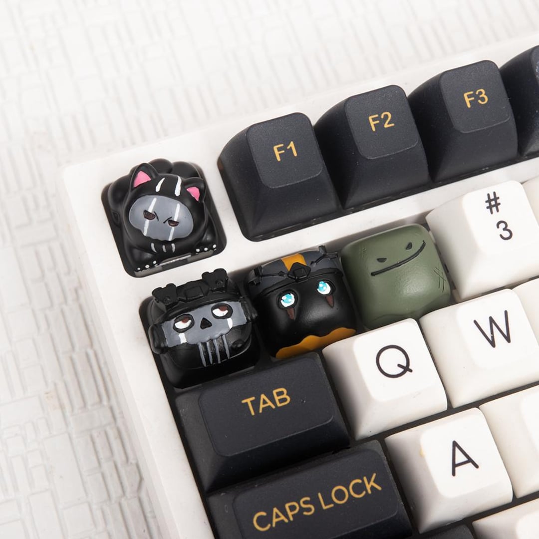 Cod Custom Keboard Call of Duty-inspired Ghost & Konig Keycap: Cherry MX Mechanical ...