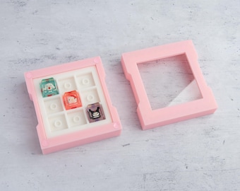 Scatola porta-tasti magnetici 3×3 – Colori personalizzati / Contiene 9 tasti